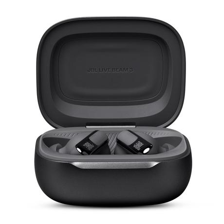 JBL New Launch Live Beam 3, Hi-Res Audio True ANC TWS, Smart Case with Touch Display, 48 H Playtime, Wireless Charging, 6 Mic, Multipoint connection, IP55 proof, Headphones App, Personi-Fi 3.0, Black-7