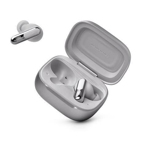 JBL New Launch Live Beam 3, Hi-Res Audio True ANC TWS, Smart Case with Touch Display, 48 H Playtime, Wireless Charging, 6 Mic, Multipoint connection, IP55 proof, Headphones App, Personi-Fi 3.0, Silver-12