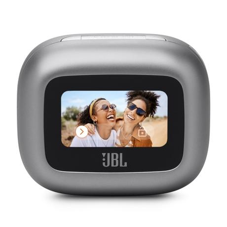 JBL New Launch Live Beam 3, Hi-Res Audio True ANC TWS, Smart Case with Touch Display, 48 H Playtime, Wireless Charging, 6 Mic, Multipoint connection, IP55 proof, Headphones App, Personi-Fi 3.0, Silver-3