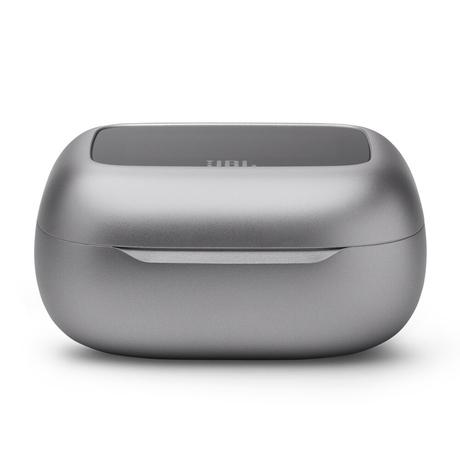 JBL New Launch Live Beam 3, Hi-Res Audio True ANC TWS, Smart Case with Touch Display, 48 H Playtime, Wireless Charging, 6 Mic, Multipoint connection, IP55 proof, Headphones App, Personi-Fi 3.0, Silver-9