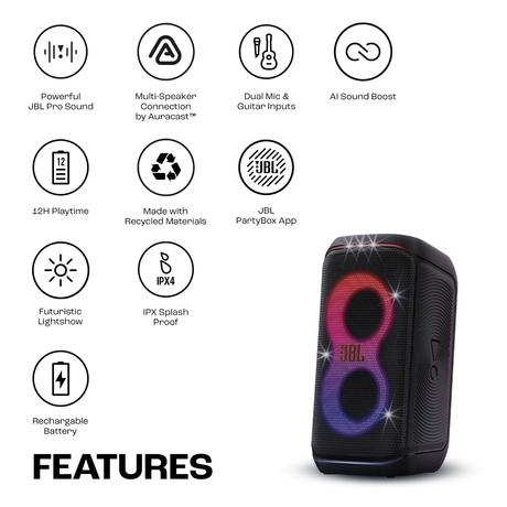 JBL PS MD CLUB120IN 160 Watts PartyBox-10
