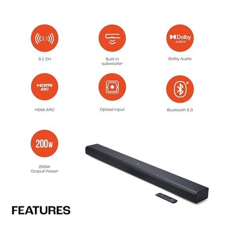 JBL SB510 ET 3.1 CH 200 Watt Soundbar-1
