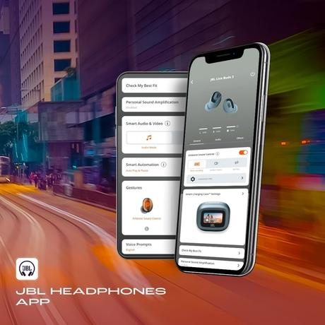 JBL Live BUDS 3. True Wireless Noise Cancelling Earbuds, Hi Res Audio With JBL Signature Sound, 40 Hours Playtime, Multi Point Connection, IP 55 Waterproof and Dustproof, JBL Headphones App, Personifi 3.0 ( Blue)-1