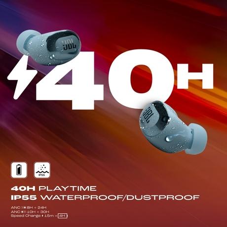 JBL Live BUDS 3. True Wireless Noise Cancelling Earbuds, Hi Res Audio With JBL Signature Sound, 40 Hours Playtime, Multi Point Connection, IP 55 Waterproof and Dustproof, JBL Headphones App, Personifi 3.0 ( Blue)-4