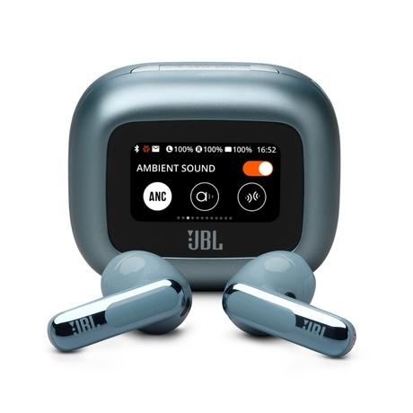 JBL Live FLEX 3. True Wireless Noise Cancelling Earbuds, Hi Res Audio With JBL Signature Sound, 50 Hours Playtime, Multi Point Connection, IP 55 Waterproof and Dustproof, JBL Headphones App, Personifi 3.0 (Blue)-0