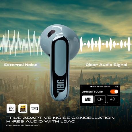JBL Live FLEX 3. True Wireless Noise Cancelling Earbuds, Hi Res Audio With JBL Signature Sound, 50 Hours Playtime, Multi Point Connection, IP 55 Waterproof and Dustproof, JBL Headphones App, Personifi 3.0 (Blue)-4