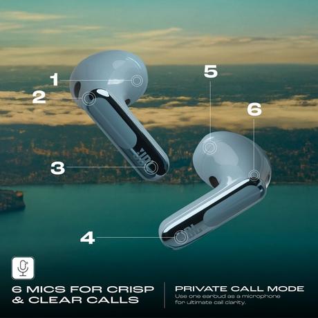 JBL Live FLEX 3. True Wireless Noise Cancelling Earbuds, Hi Res Audio With JBL Signature Sound, 50 Hours Playtime, Multi Point Connection, IP 55 Waterproof and Dustproof, JBL Headphones App, Personifi 3.0 (Blue)-6