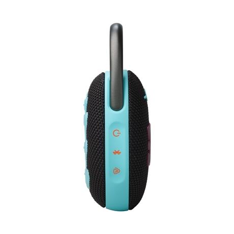 JBL Clip 5, Ultra Portable Waterproof Speaker, JBL Pro Sound, 12 Hours of Playtime, Waterproof Dustproof, Bluetooth v5.3, Multiconnection with Auracast, JBL Portable App (Black Orange)-2