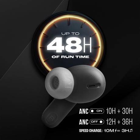 JBL Tune Beam 2 Ear Buds Wireless TWS Bluetooth v5.3 Earbuds with Adaptive NC, Smart Ambient, Extreme Bass & Relax Mode, Multi Connect, Personi-fi 3.0, Speed Charge, Fast Pair, 48 H Playtime, 6 Mics, IP54 (Black)-6