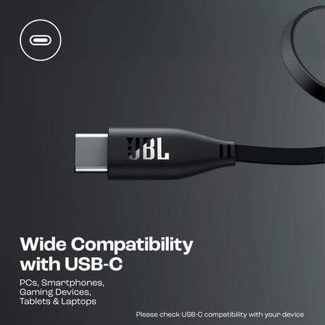 JBL Tune 520C On-Ear Type C Wired Headphone, Pure Bass Sound, 3-Button Remote with Microphone, Comfort fit and Foldable Design (Black)-5
