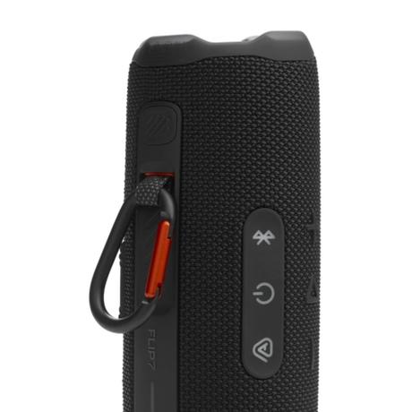 JBL Flip 7 Portable Waterproof and Drop-Proof Speaker, Bold Pro Sound with AI Sound Boost, 16 Hrs of Playtime and PushLock System with Interchangeable Accessories (Black)-5