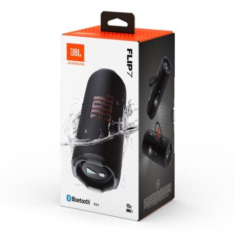 JBL Flip 7 Portable Waterproof and Drop-Proof Speaker, Bold Pro Sound with AI Sound Boost, 16 Hrs of Playtime and PushLock System with Interchangeable Accessories (Black)-6