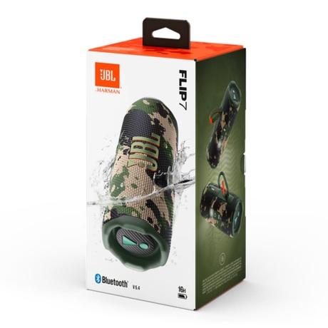 JBL Flip 7 Portable Waterproof and Drop-Proof Speaker, Bold Pro Sound with AI Sound Boost, 16 Hrs of Playtime and PushLock System with Interchangeable Accessories (Squad)-7