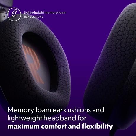JBL Quantum 100M2 Wired Over-Ear Gaming Headset with JBL QuantumSOUND Signature, 3.5 mm Jack, Multi-Platform Compatibility and Removable Microphone with Mute Option, Black-2