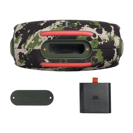 JBL Xtreme 4 Portable Bluetooth Speaker, ProSound with Powerful Bass Radiators, AI Sound Boost, Built-in Powerbank, Multispeaker Connection by Auracast, IP67, Replacable Battery, Fast Charging (Camo)-3