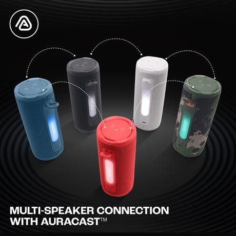 JBL Grip - Compact Bluetooth Speaker with Bold JBL Pro Sound and Ambient Light, up to 14 Hours of Playtime, Water, Dust and Drop-Proof (IP68), & Multi-Speaker Connection with Auracast (Blue)-8