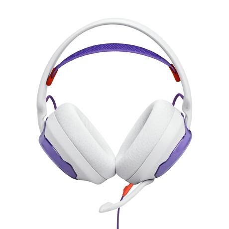 JBL Quantum 250 Wired Over-Ear Gaming Headphones, JBL Quantum Spatial Sound, Noise Cancelling Microphone, 3.5 mm Cable, Compatible with Apple/PC/Xbox/PlayStation/Nintendo Switch, White-1