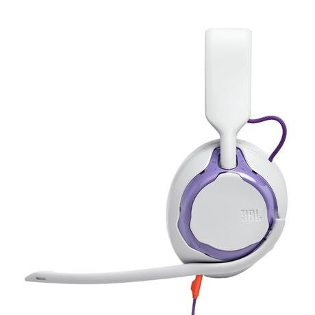 JBL Quantum 250 Wired Over-Ear Gaming Headphones, JBL Quantum Spatial Sound, Noise Cancelling Microphone, 3.5 mm Cable, Compatible with Apple/PC/Xbox/PlayStation/Nintendo Switch, White-2