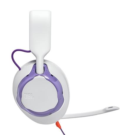 JBL Quantum 250 Wired Over-Ear Gaming Headphones, JBL Quantum Spatial Sound, Noise Cancelling Microphone, 3.5 mm Cable, Compatible with Apple/PC/Xbox/PlayStation/Nintendo Switch, White-3