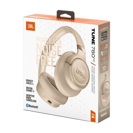 JBL Tune 780 NC Wireless Over Ear ANC Headphones with 2 Mic, Upto 76 Hrs Battery, Adaptive Noise Cancellation, Smart Ambient, Google Fast Pair, Microsoft swift Pair (Beige)-10