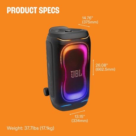 JBL PB330BLKIN 280 Watts Party Box-2