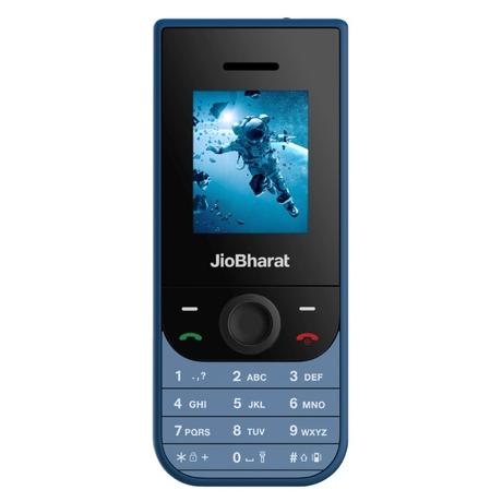 JioBharat V3 4G Keypad Phone with Safety Shield Feature, JioTV, JioHotstar, JioSaavn, JioPay (UPI & SoundPay), LED Torch, Digital Camera, 1000 mAh Battery, Blue, Locked for Jio Network-3