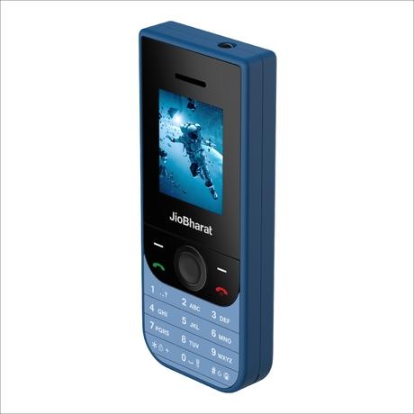 JioBharat V3 4G Keypad Phone with Safety Shield Feature, JioTV, JioHotstar, JioSaavn, JioPay (UPI & SoundPay), LED Torch, Digital Camera, 1000 mAh Battery, Blue, Locked for Jio Network-9