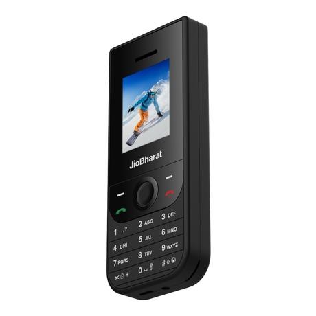 JioBharat V3 4G Keypad Phone with Safety Shield Feature, JioTV, JioHotstar, JioSaavn, JioPay (UPI & SoundPay), LED Torch, Digital Camera, 1000 mAh Battery, Black, Locked for Jio Network-7