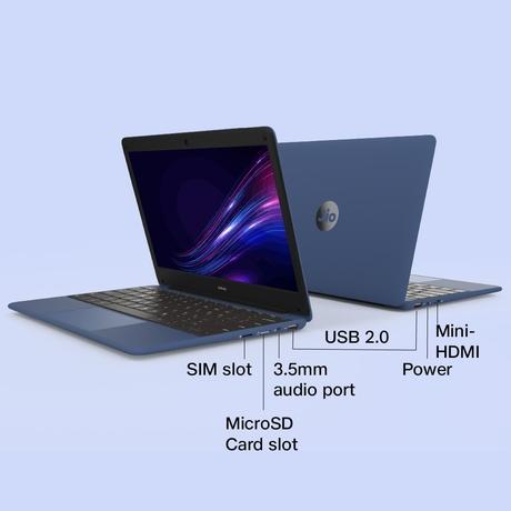 JioBook 11 with Lifetime Office/Android 4G Laptop Mediatek 8788 (JioOS)/Octa-core/4GB RAM/64 eMMC Storage/Thin and Light Laptop (11.6 inch, 990 grams)/Dual band WiFi + SIM/Blue-8