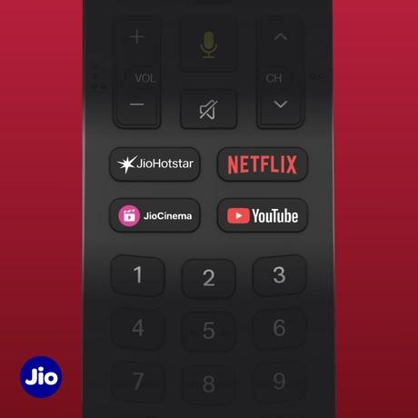 Jio 43-Key Set-Top Box Remote, Bluetooth, Voice Control, Jio Original Accessory, 6 Month Warranty, Universal Remote, Easy Pairing, Hot Keys, Dedicated Buttons, Genuine Accessory-5