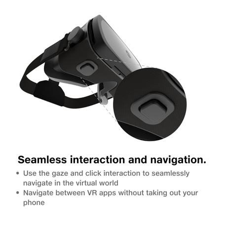 JioDive VR Headset Immersive 360 Degree Viewing Experience Live Sports, Movies, TV Shows & Live TV Channels VR Games & YouTube 360 Supports 4.7-6.7 inch Android & iOS Phones Black-8