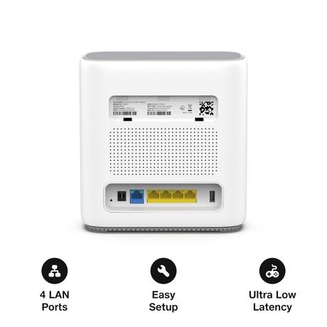 Jio AX6000 Mesh WiFi 6 Device, Works with JioAirFiber Only, Jio True AI Mesh, Dual Band, Up to 6 Gbps Speed, WPA3 Security, Mu-MIMO, OFDMA, Easy Setup with JioHome App, Wireless Range Extender (JE6801)-4