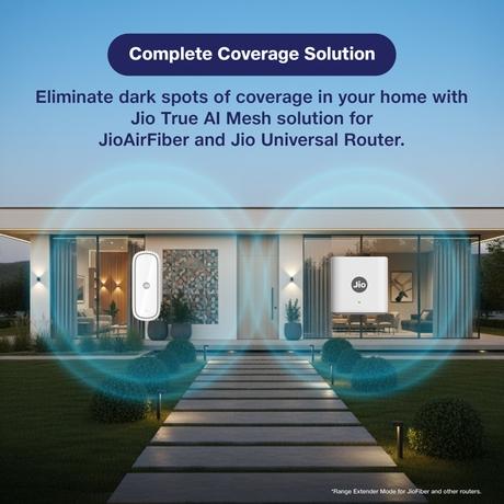 JioExtender Dual Band Mesh Wi-Fi Range Extender, JE6000 (AX3000)-6
