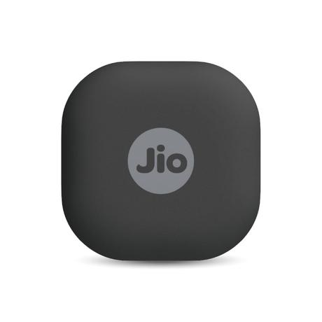 JioTag Go Black for Android, India's First Android Tag, Google Find Hub Item Finder, Worldwide tracking for Keys, Wallets, Luggage, Gadgets and more, 1+1 Year Battery, No SIM Needed, 120 db Sound, Bluetooth v5.3-0