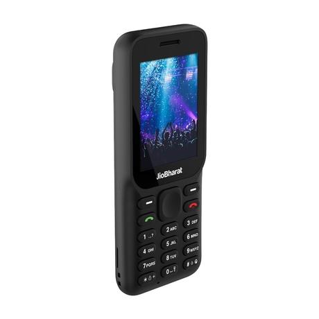JioBharat B1 4G Keypad Phone with JioCinema, JioSaavn, JioPay (UPI), 6.1 cm (2.4 Inch) Big Display, Powerful Battery (2000mAh), Digital Camera, Black, Locked for JioNetwork-3