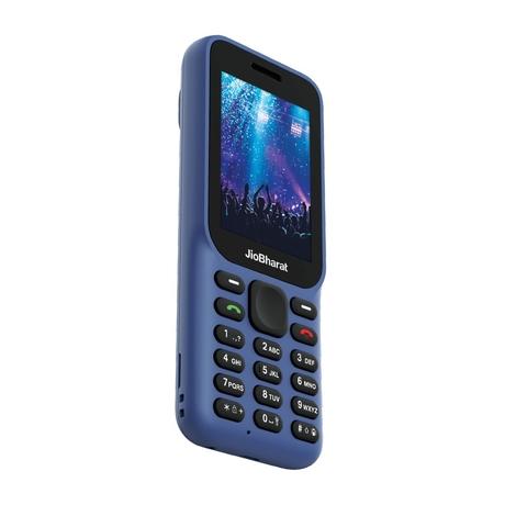JioBharat B1 4G Keypad Phone with JioCinema, JioSaavn, JioPay (UPI), Powerful Battery (2000mAh), LED Torch, Digital Camera, Blue, Locked for JioNetwork-1