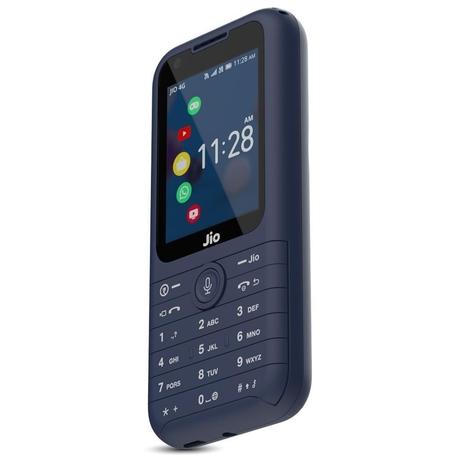 JioPhone Prima 4G Premium Design Phone with Youtube JioChat, Jio TV, JioCinema, JioSaavn, Jio Pay (UPI), Powerful 1800 mAh Battery, LED Torch, Digital Camera, Blue, Locked for JioNetwork-2
