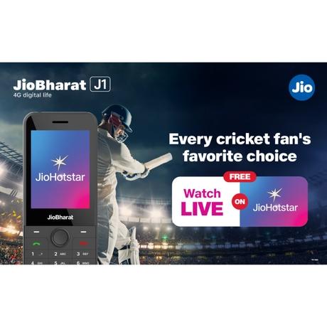 JioBharat J1 4G Keypad Phone with JioTV, JioHotstar, Jio Chat, JioSaavn, JioPay (UPI), Powerful Battery (2500 mAh), LED Torch, Digital Camera, Dark Grey, Locked for JioNetwork-2
