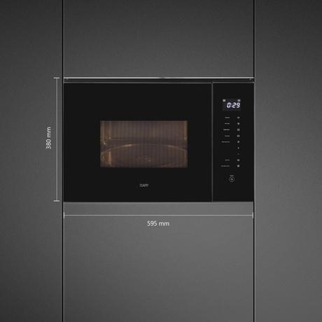 Kaff KMWHN6BLK Built In Microwave Overn 28 L Black-6