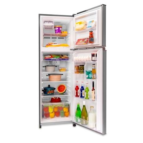 Kelvinator 270 litres 2 Star Double Door Refrigerator, Bright Silver KRF-A290BSV-5