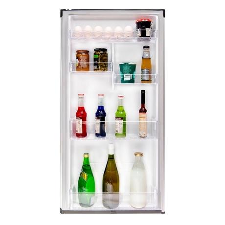 Kelvinator 270 litres 2 Star Double Door Refrigerator, Bright Silver KRF-A290BSV-6