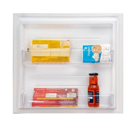 Kelvinator 270 litres 2 Star Double Door Refrigerator, Bright Silver KRF-A290BSV-7
