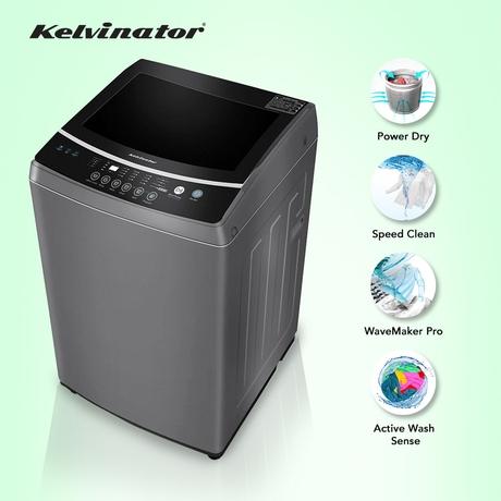 Kelvinator 8 Kg Top Loading Fully Automatic Washing Machine with Error Monitoring and Memory Backup, KWT-A800SG-2