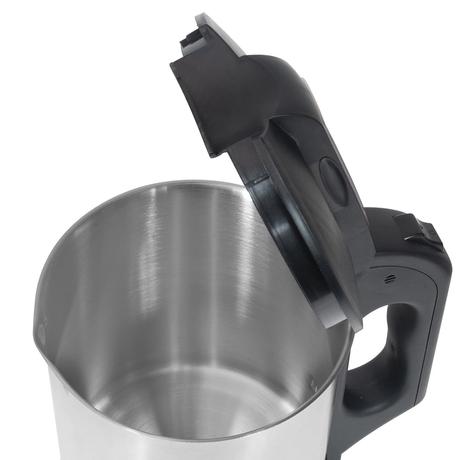 Kelvinator 1.5L 1000W Food Grade Electric Kettle with Wide Mouth, Seamless Bottom for easy cleaning, Dry Boil Protection, Auto Shut-off, 2 Years Warranty, Black and Stainless Steel-4