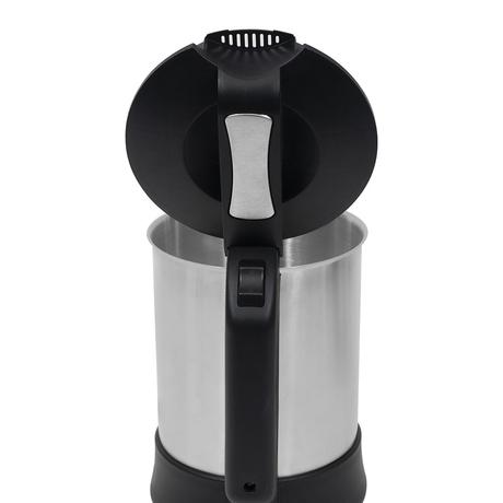 Kelvinator 1.5L 1000W Food Grade Electric Kettle with Wide Mouth, Seamless Bottom for easy cleaning, Dry Boil Protection, Auto Shut-off, 2 Years Warranty, Black and Stainless Steel-7
