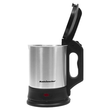 Kelvinator 1.5L 1000W Food Grade Electric Kettle with Wide Mouth, Seamless Bottom for easy cleaning, Dry Boil Protection, Auto Shut-off, 2 Years Warranty, Black and Stainless Steel-8