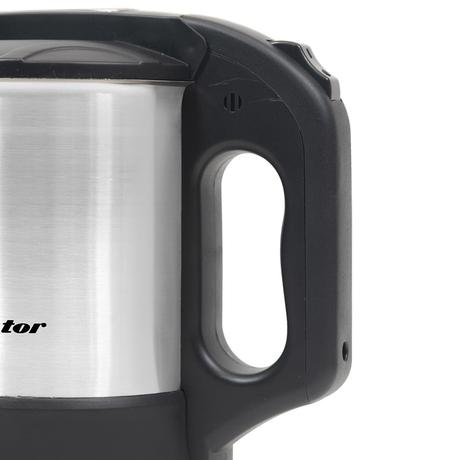 Kelvinator Superio KEKS00310, 1 Liters, 1000 Watts, Food Grade Electric Kettle with Wide Mouth, Seamless Bottom for easy cleaning, Dry Boil Protection, Auto Shut-off, 2 Years Warranty, Black and Stainless Steel-2