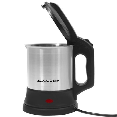Kelvinator Superio KEKS00310, 1 Liters, 1000 Watts, Food Grade Electric Kettle with Wide Mouth, Seamless Bottom for easy cleaning, Dry Boil Protection, Auto Shut-off, 2 Years Warranty, Black and Stainless Steel-4