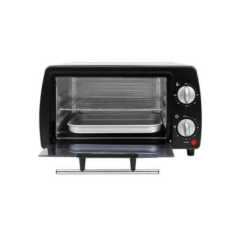 Kelvinator 10L 800W OTG with Baking Tray, 60mins Timer with Bell Ring, Cool Touch Handle, SS Heating Element, 2 Years Warranty, Black-1