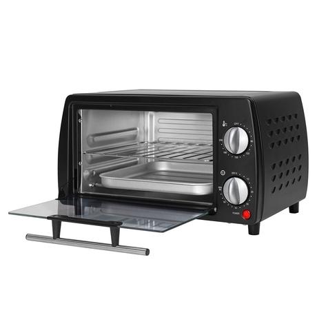 Kelvinator 10L 800W OTG with Baking Tray, 60mins Timer with Bell Ring, Cool Touch Handle, SS Heating Element, 2 Years Warranty, Black-3